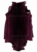 Шкура бобра канадского L-XL, лиловая, стриженная